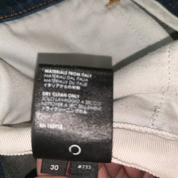 Amiri stack nwot raw denim beautiful 30w 34.5”ins rip rhq - Picture 14 of 15